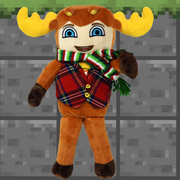 Moosecraft 100 DAYS MOOSE Winter Plushy Stuffed Animal